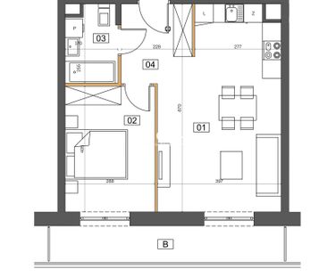 Saska Kępa / 2 pokoje na wynajem - Photo 5