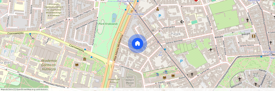 ul. Ambrożego Grabowskiego, Piasek, Stare Miasto, Kraków, małopolskie