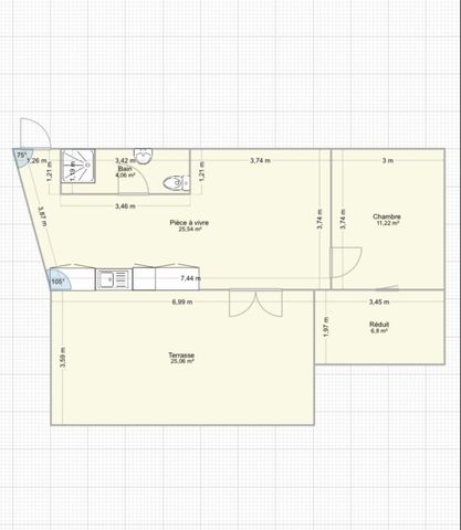 2.5 pièces en attique - Photo 2