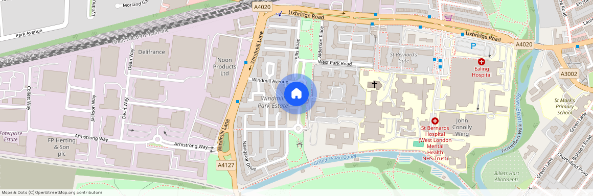 UB2 4XD, Southallerscentdon