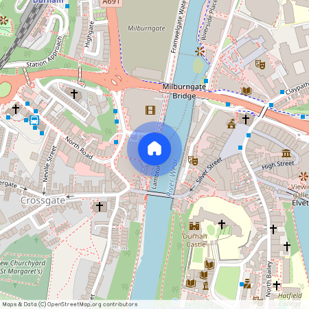 Lambton Walk, Durham, County Durham, DH1