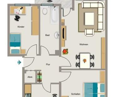 Bei VIVAWEST die Sonnenstrahlen auf dem eigenen Balkon genießen. - Foto 1