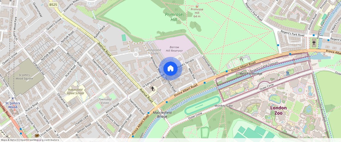 St Edmunds Terrace, St John's Wood, NW8, London