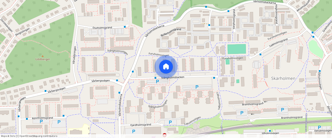 Stångholmsbacken **, Vårberg