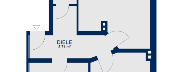 Hübsche 2-Zimmer-Wohnung mit Balkon - Foto 1