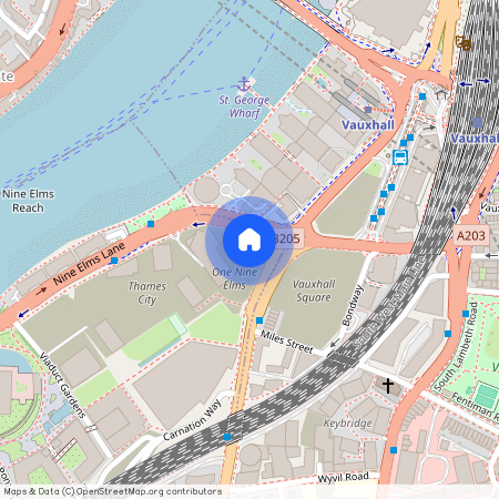 River Park Tower, Nine Elms Lane, Nine Elms, London SW8