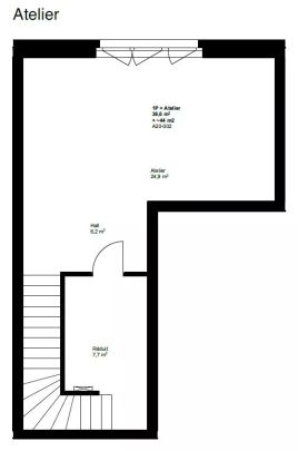 Exclusif ! Studio avec atelier terrasse et jardin - A15-004 - Photo 1