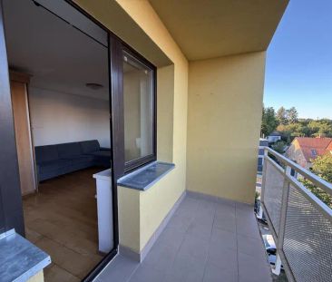 PRONÁJEM BYTU 1+KK/1+1 S BALKONEM A SKLEPEM, STŘELICE U BRNA - Fotografie 1