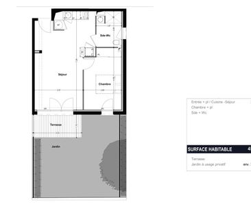 Location Appartement 2 pièces 45m² ST JORY 31790 - Photo 2