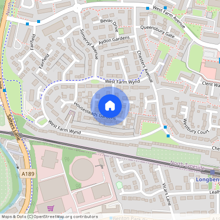 Housesteads Gardens, Longbenton