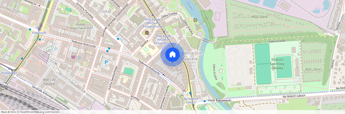 ul. gen. Romualda Traugutta, Przedmieście Oławskie, Krzyki, Wrocław, dolnośląskie