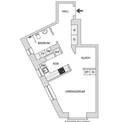 Göteborg - 1rok - tillsv - 11.270kr/mån - Foto 2