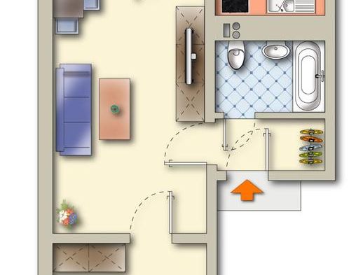 2-Zimmer-Wohnung in sehr attraktiver Wohnlage! Keine Kaution! - Foto 1