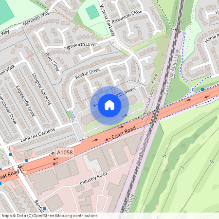 Wills Oval, Newcastle upon Tyne, Tyne and Wear, NE7