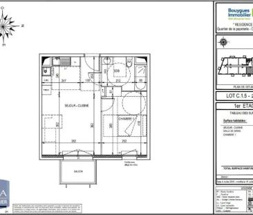 Appartement à louer 2 pièces 41.7m² - Photo 6