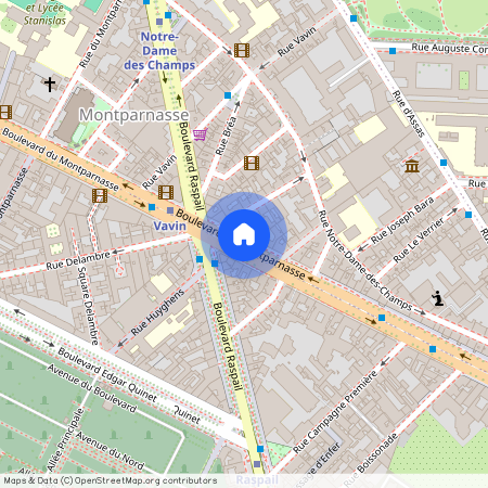 Appartement à louer boulevard du Montparnasse, Paris 6ème