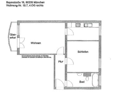 Zentrale 2-Zimmer-Wohnung mit Einbauküche 1102-18.7 - Foto 6