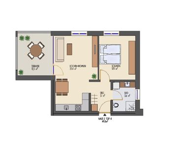 2-Zi-Terrassenwohnung in zentraler Lage in Lauterach zu vermieten! - Photo 6