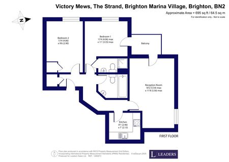 2 bedroom apartment to rent Victory Mews, The Strand, Brighton Marina Village, BN2 - Photo 2