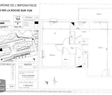 Appartement à louer 2 pièces 53.18m² - Photo 1