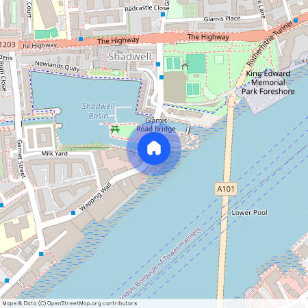 Wapping Wall, E1W, London