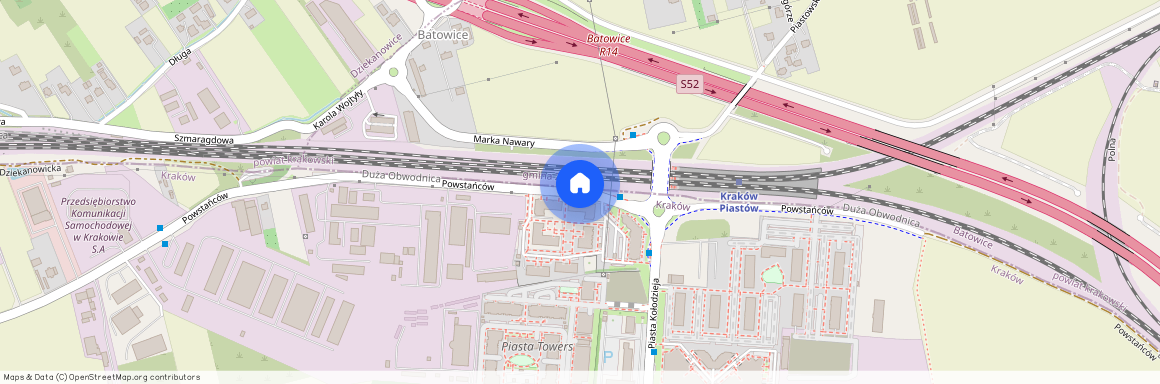 ul. Powstańców, Mistrzejowice, Mistrzejowice, Kraków, małopolskie