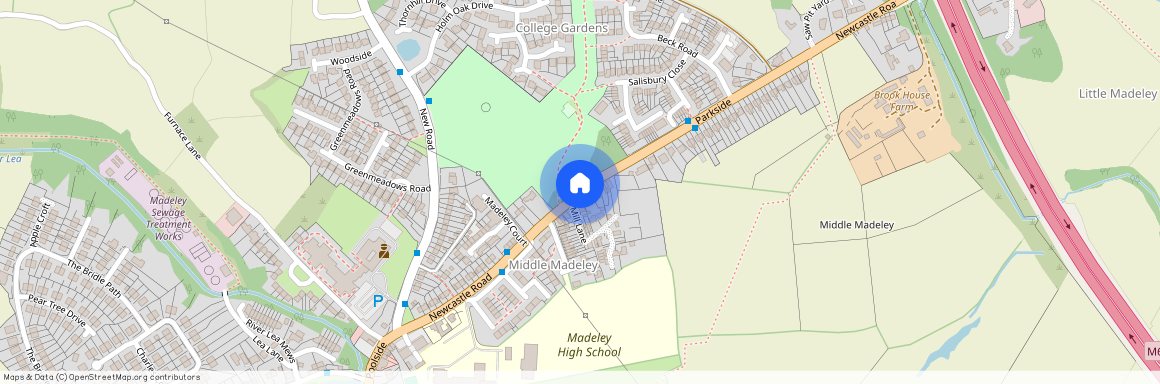 Newcastle Road, Madeley, Crewe, CW3