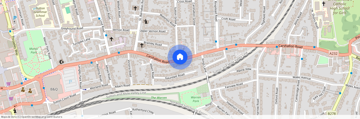 Carshalton Road, SM1, SM1 4SA, Sutton