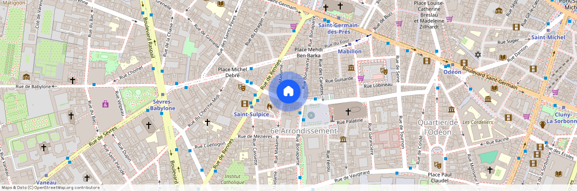 Appartement à louer rue du Vieux Colombier, Paris 6ème