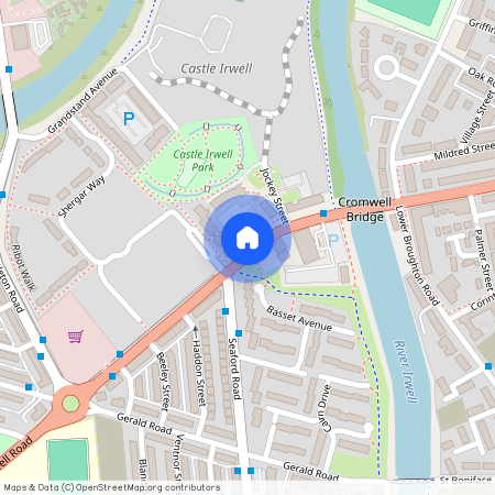 Castle Irwell, Cromwell Road, Salford, Greater Manchester, M6