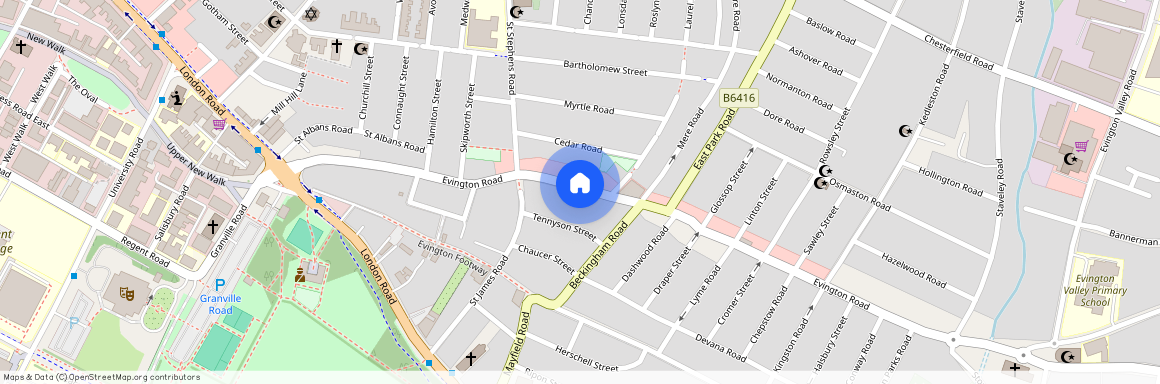 Evington Road, Leicester, England, LE2 1qh, United Kingdom