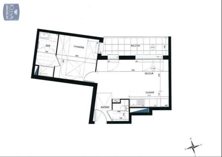 Appartement à louer 2 pièces 42.09m² - Photo 5