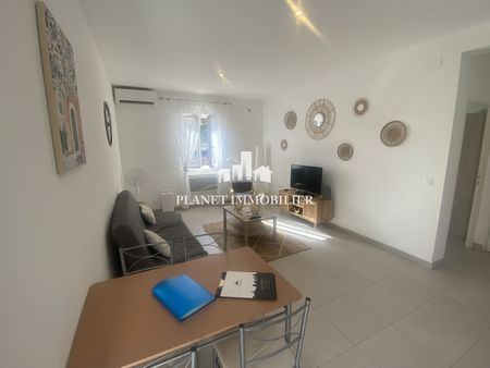 LOCATION MEUBLEE A L'ANNEE quartier calme de MANDELIEU LA NAPOULE - Photo 2