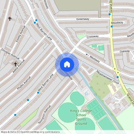 Kingsway, New Malden KT3