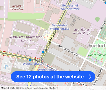 Sonnige 2-Raum-Wohnung mit kleinem Balkon in Dresden-Friedrichstadt - Photo 1