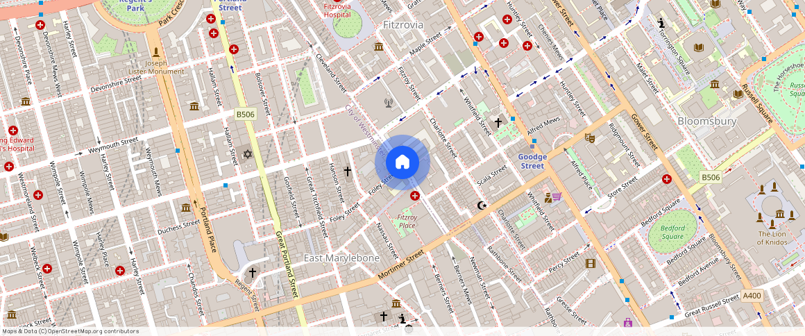 Cleveland Street, London, W1T