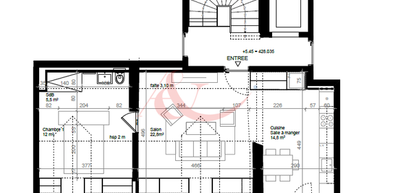 Neuf – Penthouse apartment of 2.5 rooms in Corsier-sur-Vevey - Photo 2