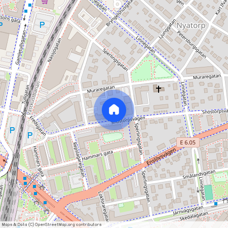 Snöstorpsvägen, Halmstad