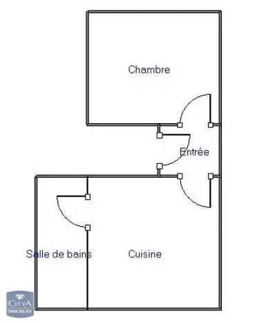 Appartement à louer 1 pièce 24.95m² - Photo 5