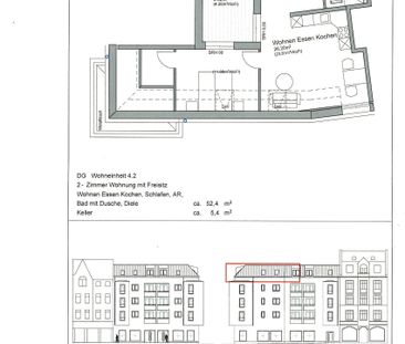 Neubau-Dachgeschosswohnungen mit Fahrstuhl - Photo 4