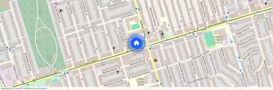 google map, Old Toronto, Old Toronto, Toronto, M6E 1B4