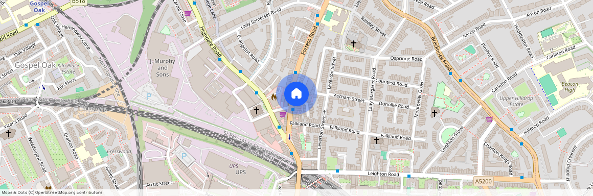 Fortress Road, Kentish Town, London, NW5