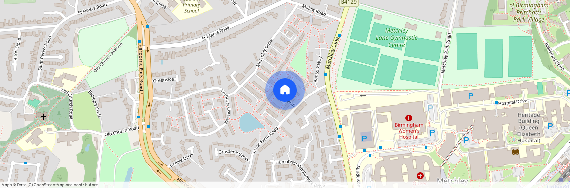 Leeson Walk, Harborne B17, Birmingham
