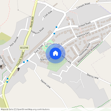 Sparry Lane, Carharrack, Redruth, Cornwall, TR16