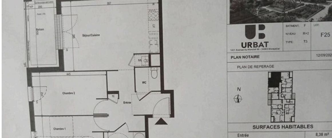 location Appartement T3 DE 60.81m² À RILLIEUX LA PAPE - Photo 1