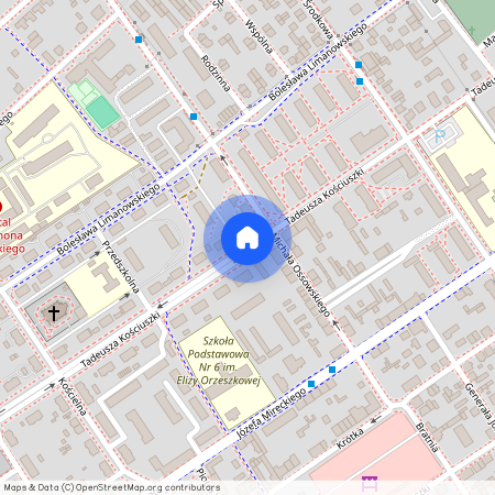 ul. Tadeusza Kościuszki, Żyrardów, żyrardowski, mazowieckie