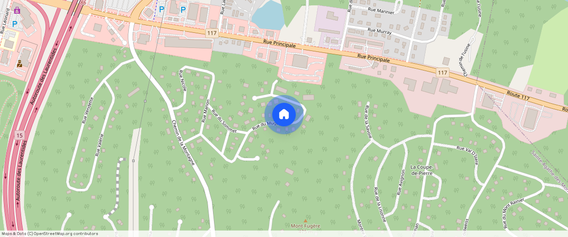 ** Rue du Muguet, Sainte-Agathe-des-Monts, Sainte-Agathe-des-Monts, Laurentides, J8C 2Z7