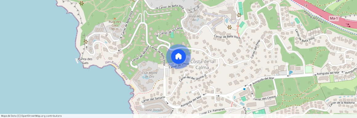 8 Carrer de sa Vall, Costa de la Calma, Balearic Islands 07183, Costa-De-La-Calma