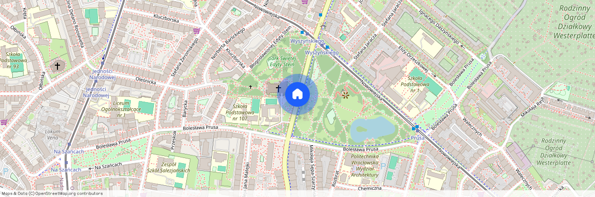 ul. kard. Stefana Wyszyńskiego, Ołbin, Śródmieście, Wrocław, dolnośląskie