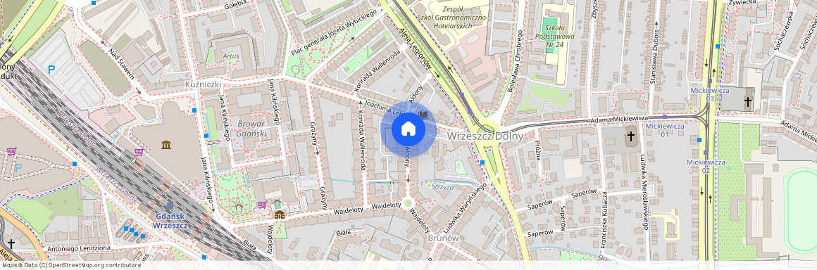 ul. Aldony, Wrzeszcz Dolny, Gdańsk, pomorskie